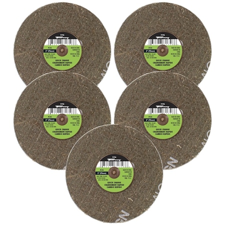 Forney Quick Change Sanding Disc, 36 Grit, 3 in 5-pack of Forney 71746 71603